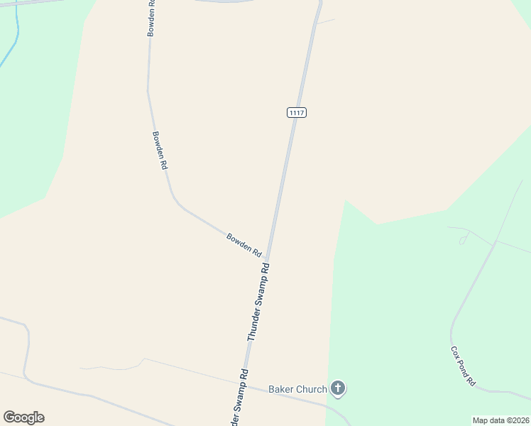 map of restaurants, bars, coffee shops, grocery stores, and more near 411-499 Thunder Swamp Road in Mount Olive