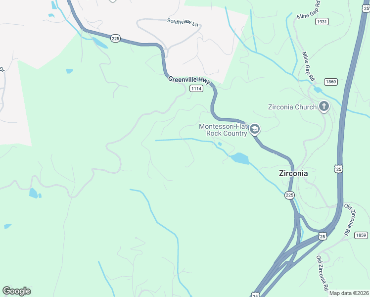 map of restaurants, bars, coffee shops, grocery stores, and more near 349 Freedom Trail Court in Zirconia