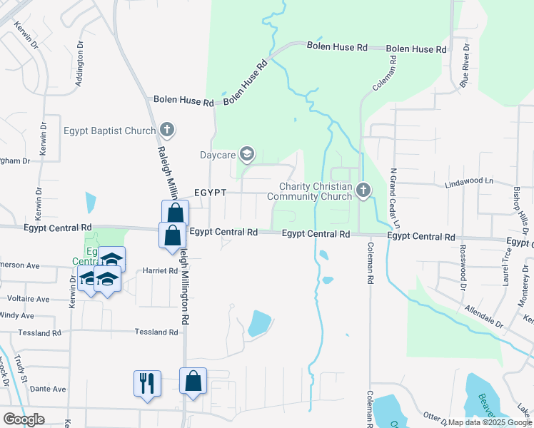 map of restaurants, bars, coffee shops, grocery stores, and more near 4327 Grand Pyramid Drive in Memphis