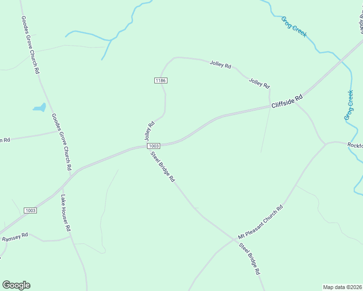 map of restaurants, bars, coffee shops, grocery stores, and more near 3527 Cliffside Road in Mooresboro