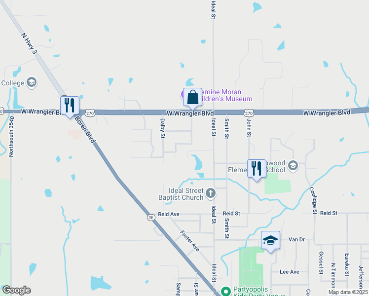 map of restaurants, bars, coffee shops, grocery stores, and more near 1507 Clemson Street in Seminole