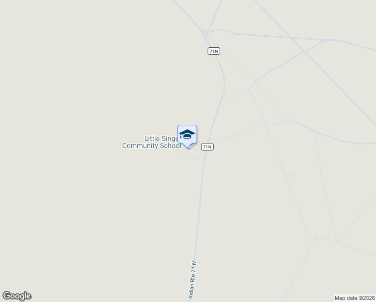 map of restaurants, bars, coffee shops, grocery stores, and more near Indian Route 71 North in Winslow
