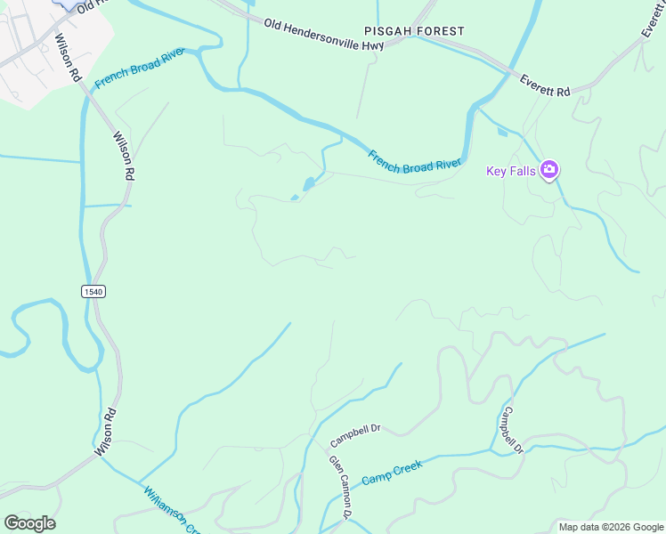 map of restaurants, bars, coffee shops, grocery stores, and more near 141 Poplar Crest Drive in Pisgah Forest