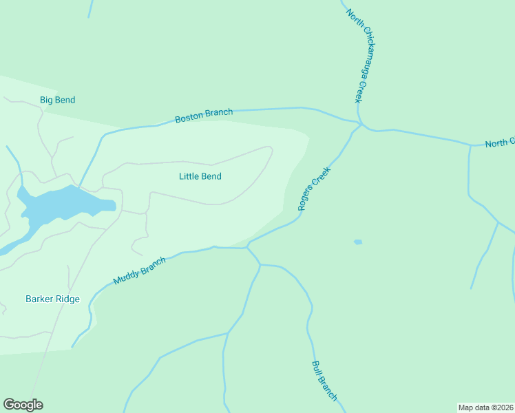 map of restaurants, bars, coffee shops, grocery stores, and more near 2272 Little Bend Road in Signal Mountain