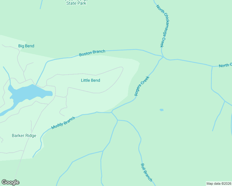 map of restaurants, bars, coffee shops, grocery stores, and more near 2272 Little Bend Road in Signal Mountain