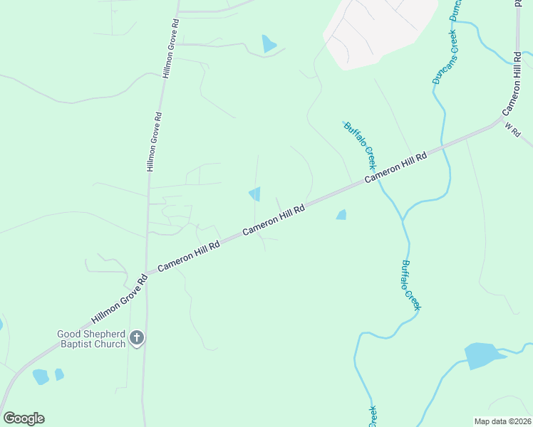 map of restaurants, bars, coffee shops, grocery stores, and more near 3222 Cameron Hill Road in Cameron