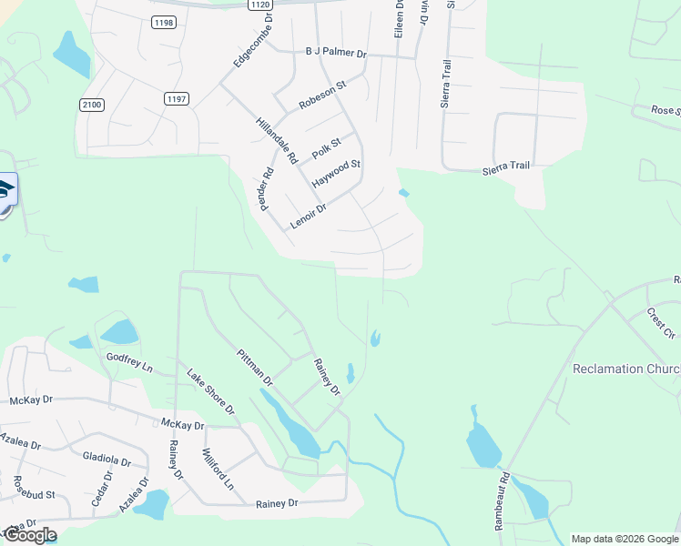 map of restaurants, bars, coffee shops, grocery stores, and more near 210 Elfman Drive in Spring Lake