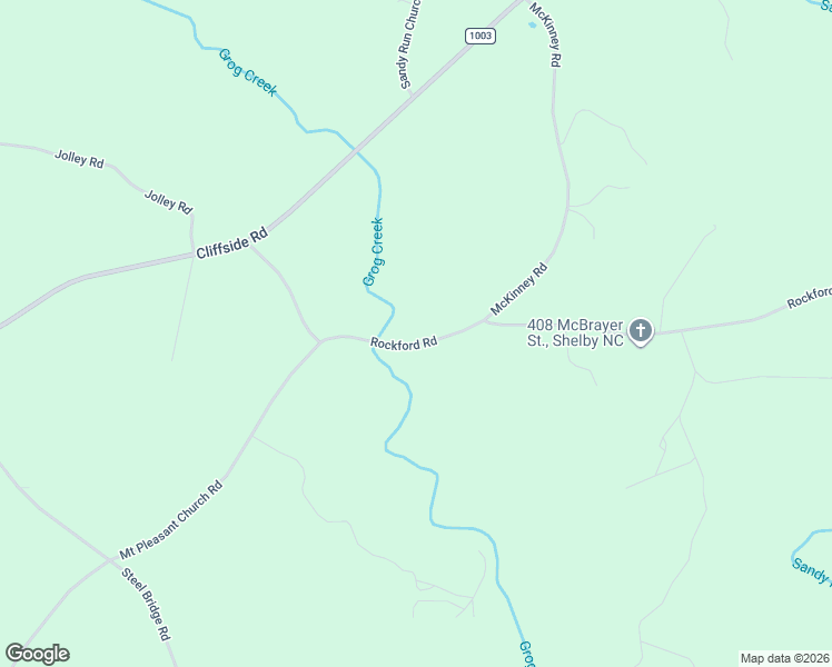 map of restaurants, bars, coffee shops, grocery stores, and more near 2801-2823 Rockford Road in Shelby