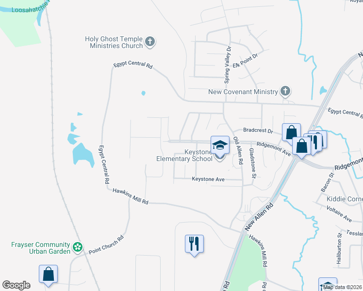 map of restaurants, bars, coffee shops, grocery stores, and more near 3216 Jameswood Drive in Memphis