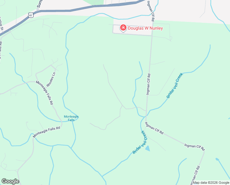 map of restaurants, bars, coffee shops, grocery stores, and more near Azalea Ridge Road in Tracy City