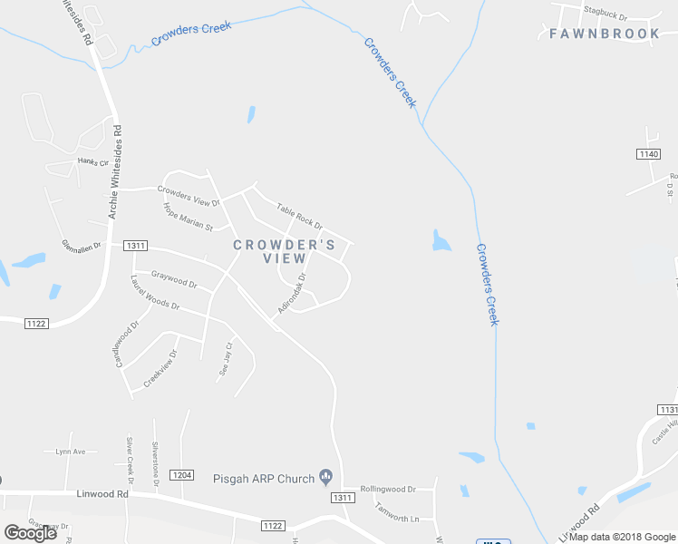 map of restaurants, bars, coffee shops, grocery stores, and more near 3249 Pikes Peak Drive in Gastonia