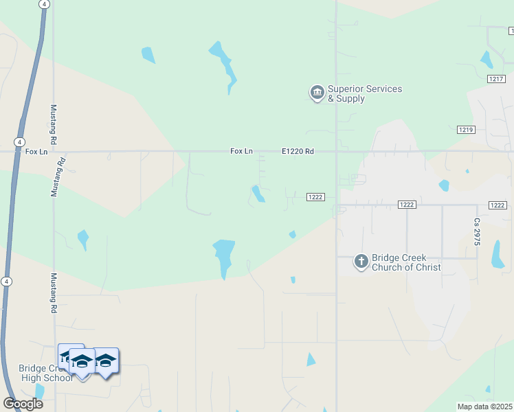 map of restaurants, bars, coffee shops, grocery stores, and more near 1018 County Street 2967 in Blanchard