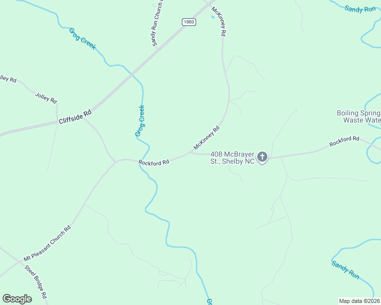 map of restaurants, bars, coffee shops, grocery stores, and more near 2801 Rockford Road in Shelby