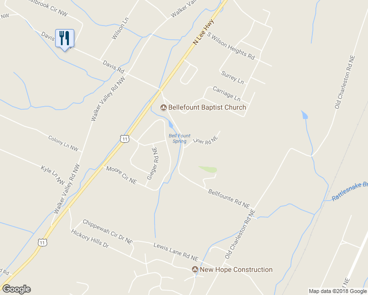 map of restaurants, bars, coffee shops, grocery stores, and more near 101 Liner Road Northeast in Cleveland