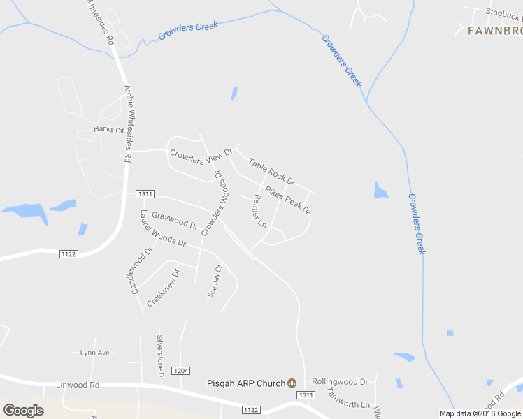 map of restaurants, bars, coffee shops, grocery stores, and more near 1118 Rainier Lane in Gastonia