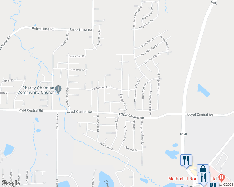 map of restaurants, bars, coffee shops, grocery stores, and more near 4710 Sage Grass Cove in Memphis