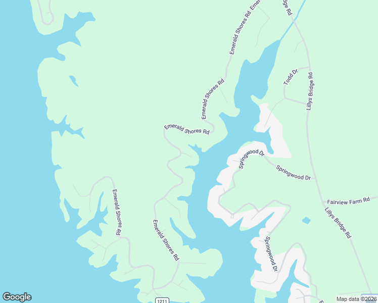 map of restaurants, bars, coffee shops, grocery stores, and more near 501 Emerald Shores Road in Mount Gilead