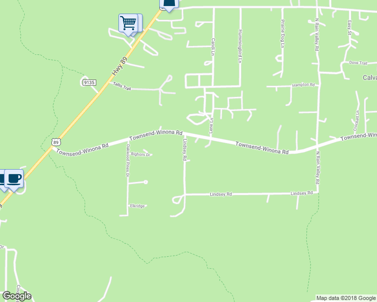 map of restaurants, bars, coffee shops, grocery stores, and more near 7335 Lindsey Road in Flagstaff