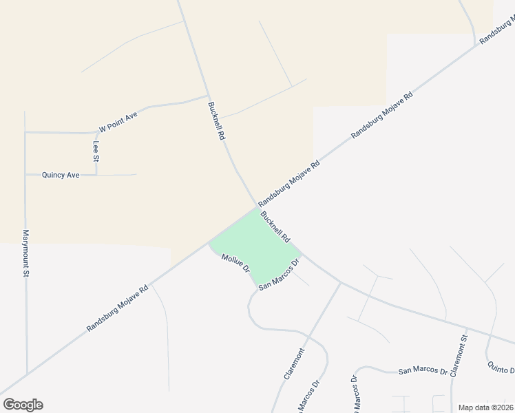 map of restaurants, bars, coffee shops, grocery stores, and more near Bucknell Road in California City