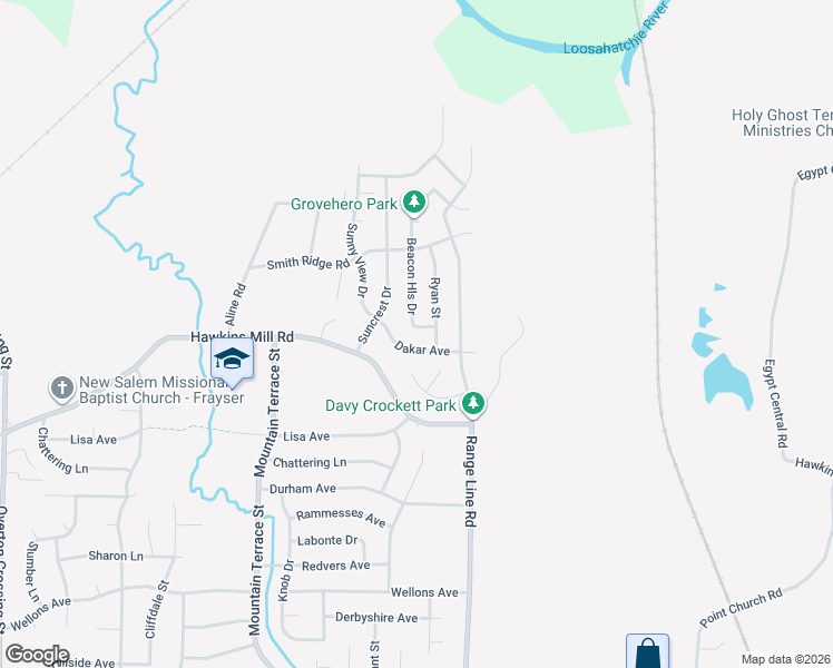 map of restaurants, bars, coffee shops, grocery stores, and more near 4390 Beacon Hill Drive in Memphis