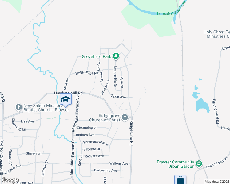 map of restaurants, bars, coffee shops, grocery stores, and more near 4390 Beacon Hill Drive in Memphis