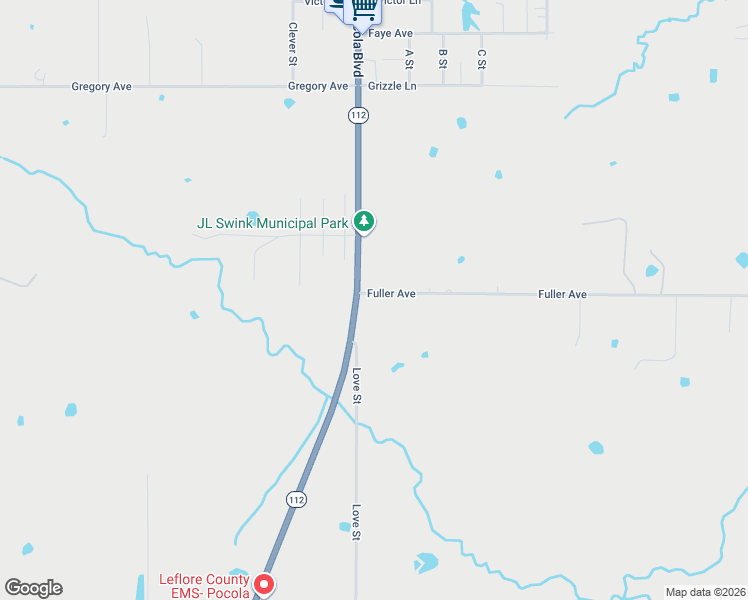map of restaurants, bars, coffee shops, grocery stores, and more near 101-709 Fuller Avenue in Pocola