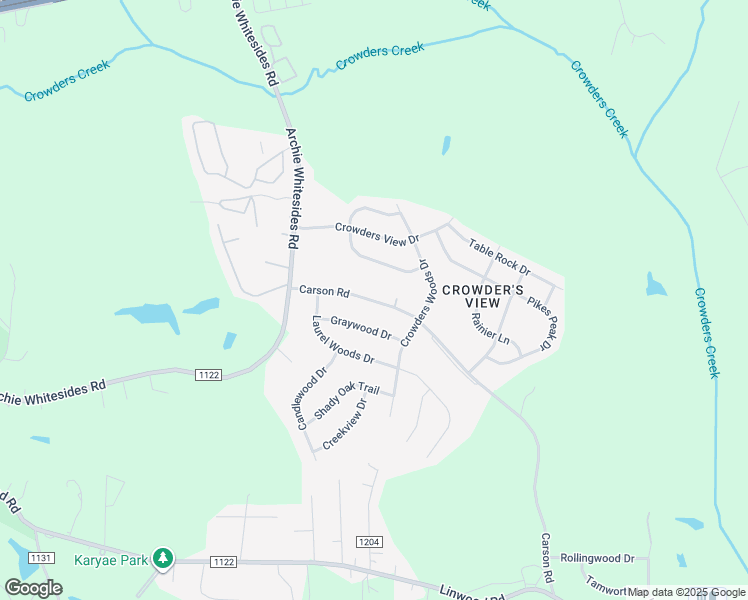 map of restaurants, bars, coffee shops, grocery stores, and more near 686 Carson Road in Gastonia