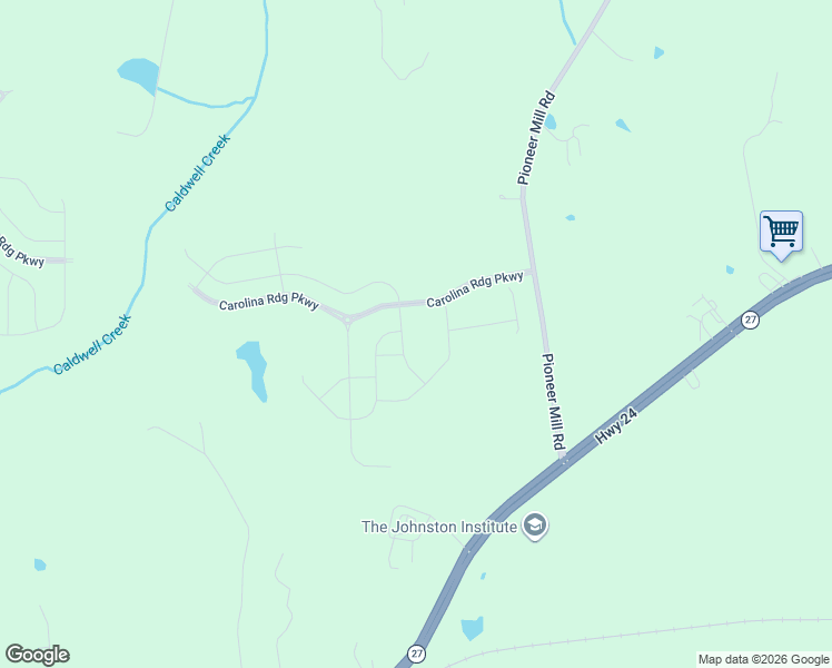 map of restaurants, bars, coffee shops, grocery stores, and more near 12350 Pioneer Mill Road in Midland