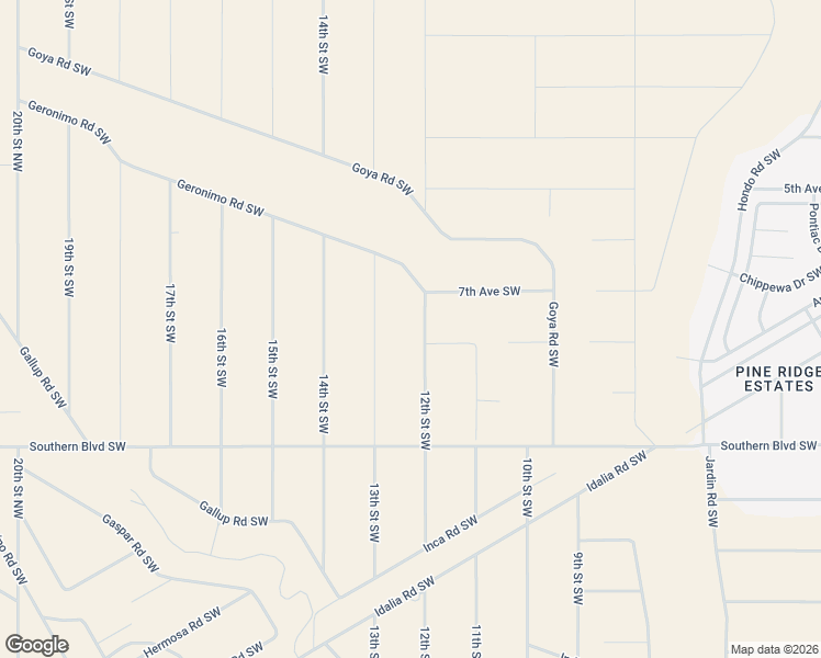 map of restaurants, bars, coffee shops, grocery stores, and more near 1125 8th Street Southwest in Albuquerque