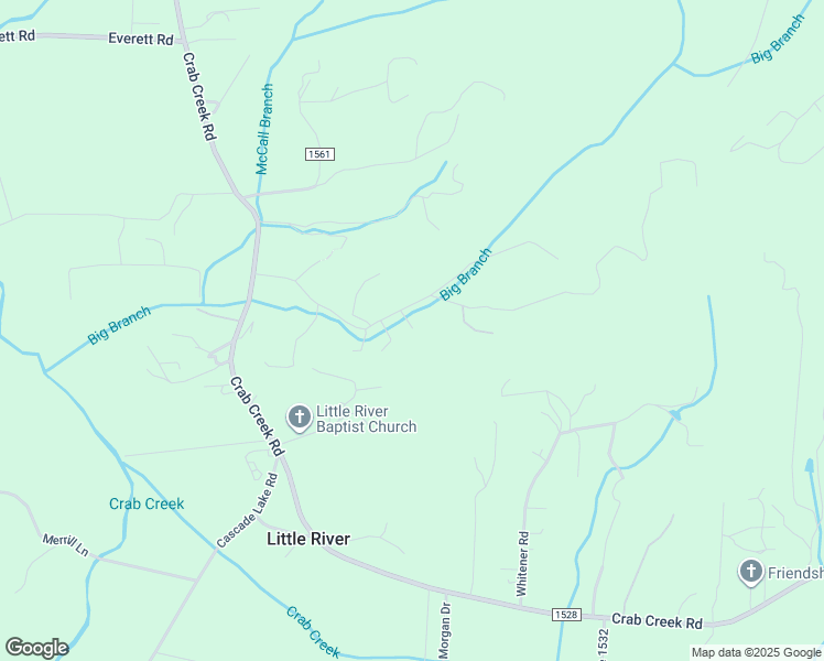 map of restaurants, bars, coffee shops, grocery stores, and more near 376 Spencer Mull Road in Penrose