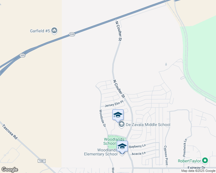 map of restaurants, bars, coffee shops, grocery stores, and more near 6906 Longleaf Lane in Amarillo