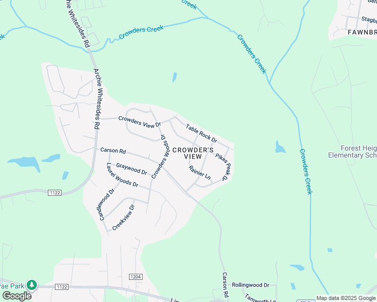 map of restaurants, bars, coffee shops, grocery stores, and more near 3400 Catskill Ct in Gastonia