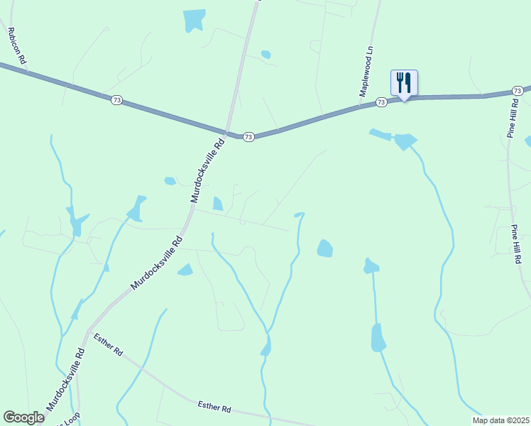 map of restaurants, bars, coffee shops, grocery stores, and more near 187 Talbot Road in Moore County