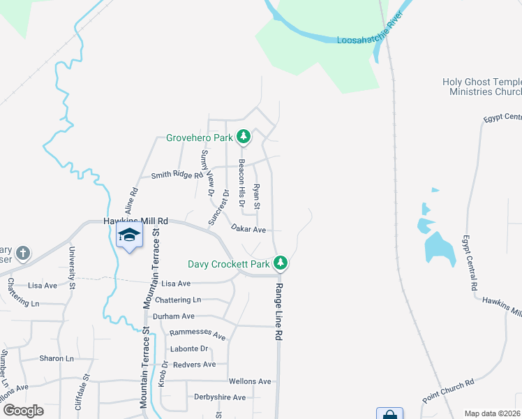 map of restaurants, bars, coffee shops, grocery stores, and more near 4387 Range Line Road in Memphis