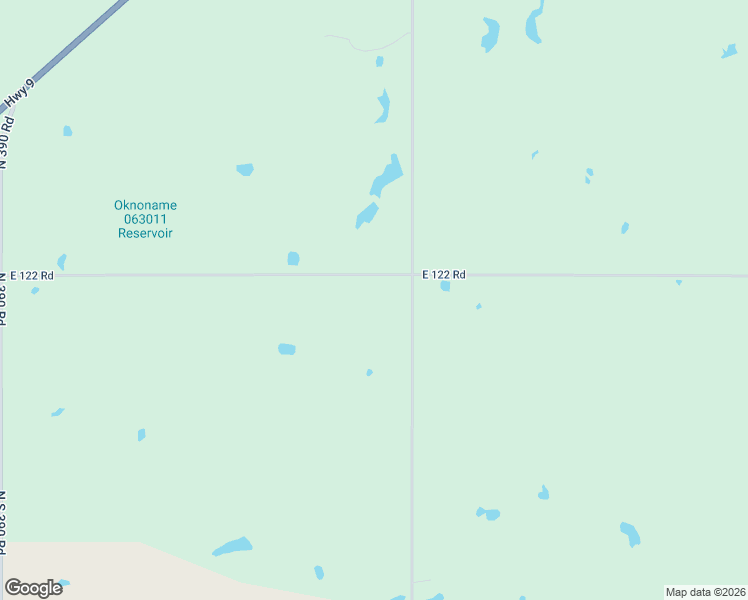 map of restaurants, bars, coffee shops, grocery stores, and more near East West 122 Road in Wetumka