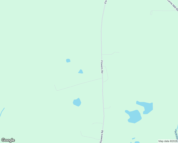 map of restaurants, bars, coffee shops, grocery stores, and more near 1572 Flowers Road in Jackson Springs