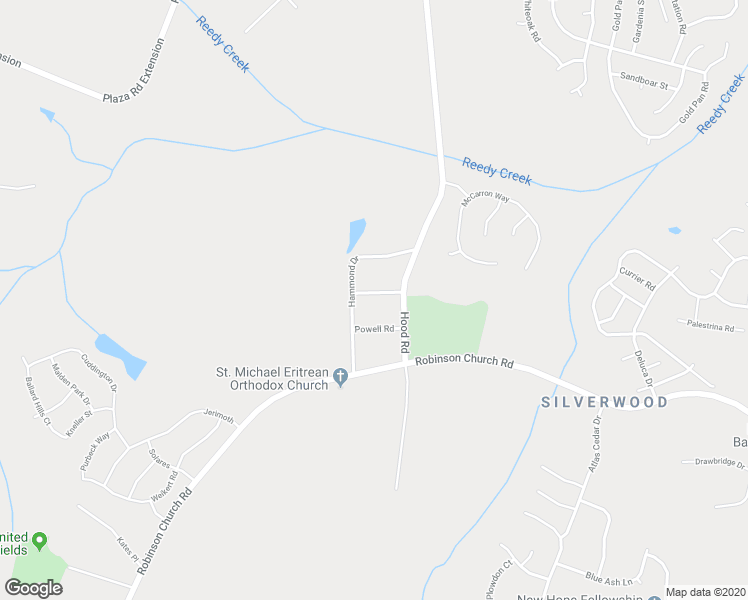 map of restaurants, bars, coffee shops, grocery stores, and more near 8928 Myra Way in Charlotte