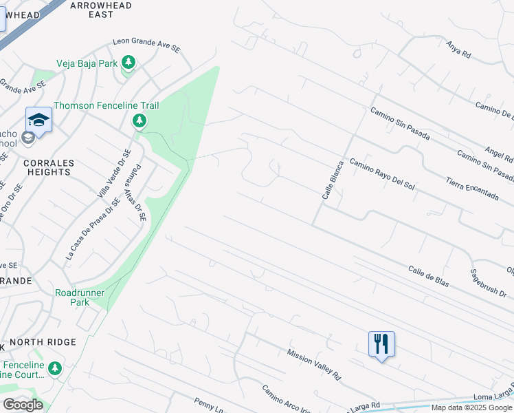 map of restaurants, bars, coffee shops, grocery stores, and more near 773 Calle de Blas in Corrales