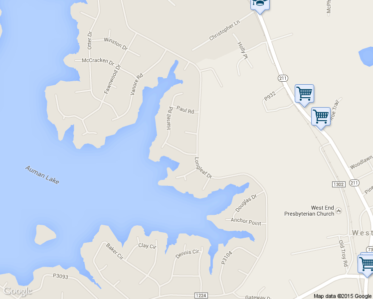 map of restaurants, bars, coffee shops, grocery stores, and more near 104 Glen Cove Lane in West End