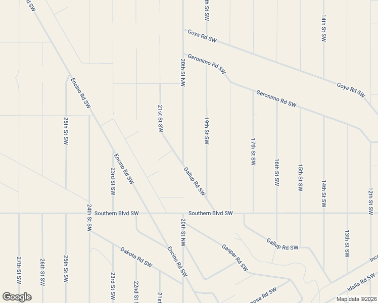 map of restaurants, bars, coffee shops, grocery stores, and more near 608 20th Street Northwest in Rio Rancho