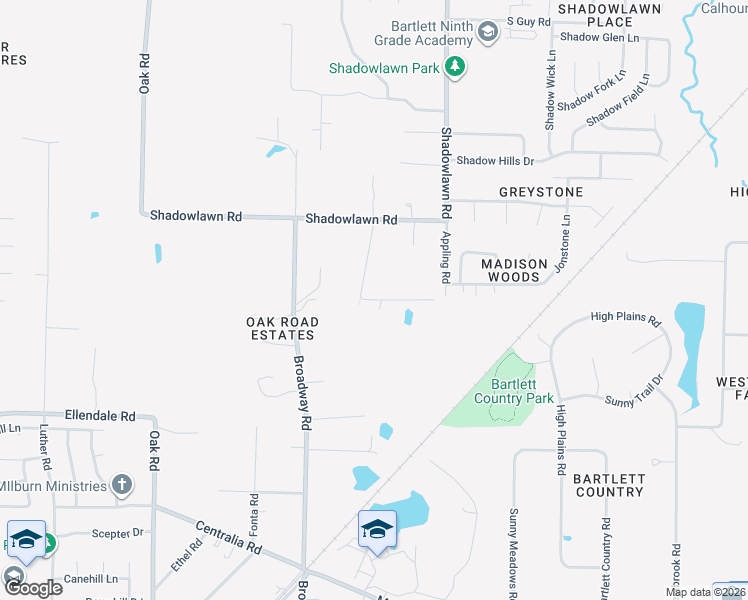 map of restaurants, bars, coffee shops, grocery stores, and more near 7429 Lexie Gardner Road in Arlington