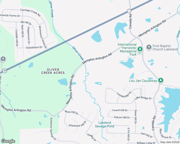 map of restaurants, bars, coffee shops, grocery stores, and more near 4333 Country Bridge Road in Lakeland