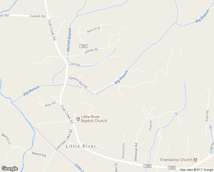 map of restaurants, bars, coffee shops, grocery stores, and more near 376 Spencer Mull Road in Penrose