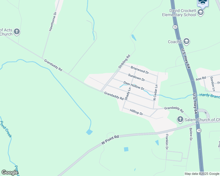 map of restaurants, bars, coffee shops, grocery stores, and more near 1710 Grandaddy Road in Lawrenceburg