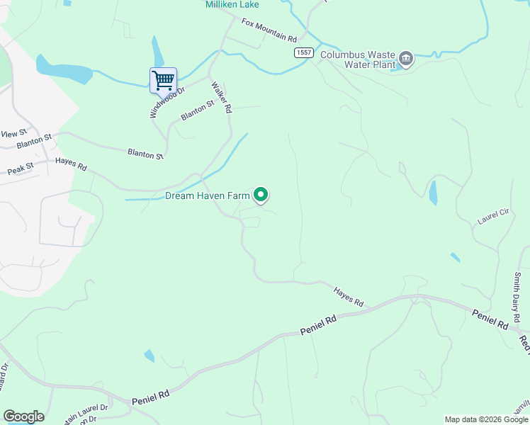 map of restaurants, bars, coffee shops, grocery stores, and more near 1501 Hayes Road in Columbus