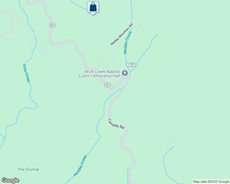 map of restaurants, bars, coffee shops, grocery stores, and more near 10802 Canada Road in Tuckasegee