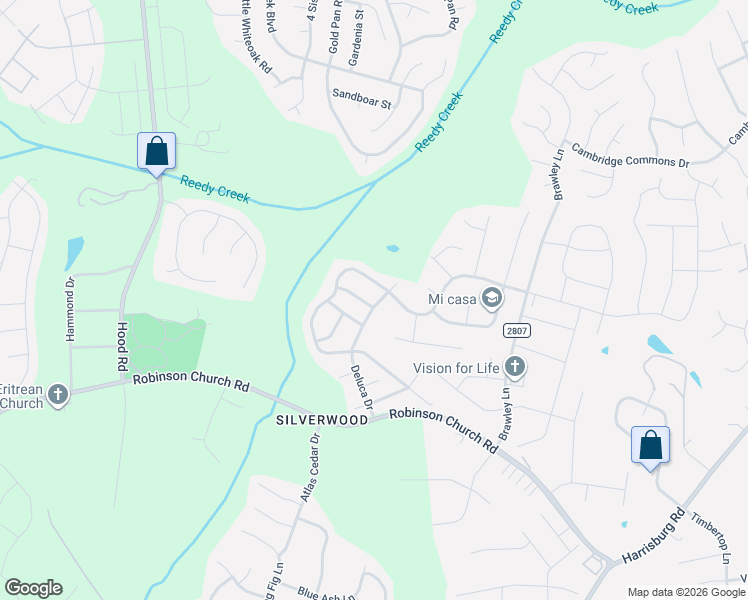 map of restaurants, bars, coffee shops, grocery stores, and more near in Charlotte
