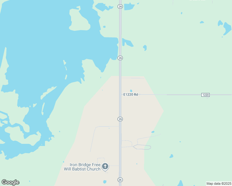 map of restaurants, bars, coffee shops, grocery stores, and more near 40097 Oklahoma 26 in Keota