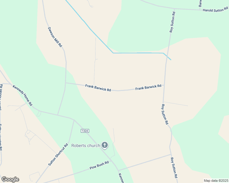 map of restaurants, bars, coffee shops, grocery stores, and more near 3601 Frank Barwick Road in La Grange