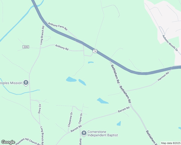 map of restaurants, bars, coffee shops, grocery stores, and more near 113-119 Midway Lake Road in Kings Mountain